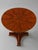 A striking English Regency flame mahogany tilt-top center or breakfast table, circa 1810–1830, conceived with the bold...