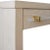 Matthew Izzo Home Ralph Cerused Oak Two Drawer Executive Desk With Acrylic and Brass Hardware For Sale In New York - Image 6 of 7