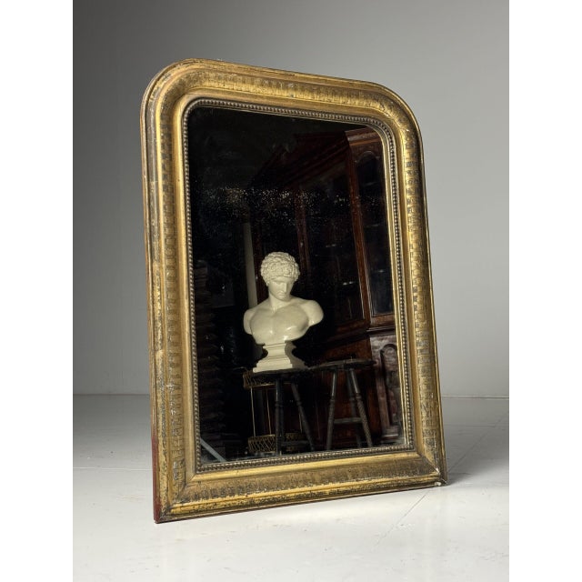 Louis Philippe Gilded Mirror, 19th Century For Sale - Image 15 of 16