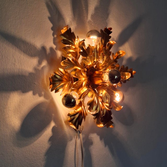 Mid-Century Modern Four-Light Ceiling Lamp, Italian, 1970s For Sale - Image 11 of 18