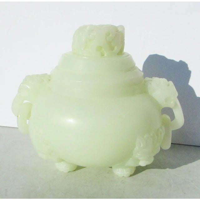 Vintage Peking Glass Incense Burner For Sale - Image 9 of 9