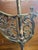 Early 20th Century Ornate Adjustable Bridge Arm Floor Lamp With Glass Shade For Sale In Miami - Image 6 of 7