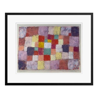 Paul Klee 'A Sound of Northern Flora' Archival Pigment Print Framed in Black Reproduction For Sale