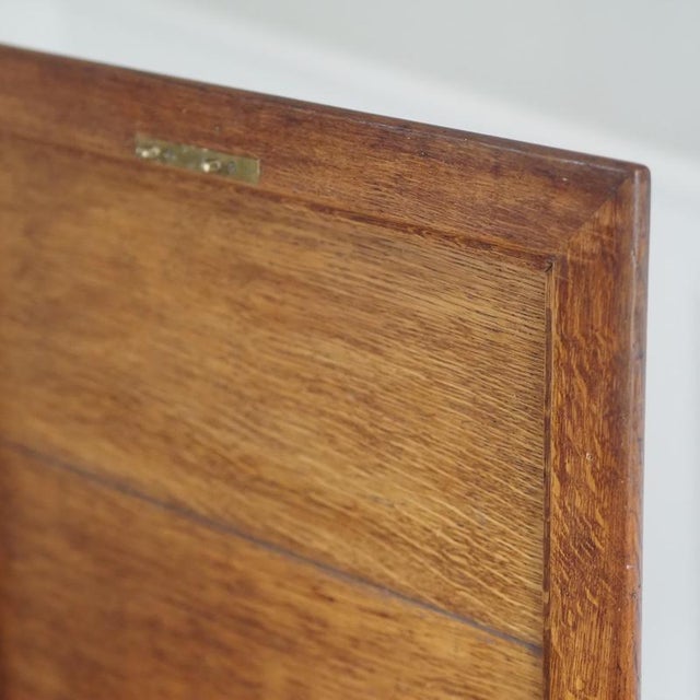 Wood Antique Gründerzeit Oak Writing Desk, 1890 For Sale - Image 7 of 18