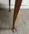 Wood Vintage Queen Anne Style Oval Walnut Dining Table For Sale - Image 7 of 10