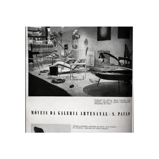 Carlo Hauner & Martin Eisler Magazine Rack for Forma, Brazil, 1950s For Sale - Image 11 of 12