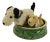 Steiff Dogs With Dog Bowl - Set of 3 For Sale