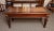 Vintage Large Two-Wood Dutch Colonial Style Java Desk From the 20th Century For Sale - Image 9 of 11