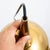 Mid 20th Century Danish Modern Gold Brass Pendant Lights - a Pair Rewired For Sale - Image 12 of 12