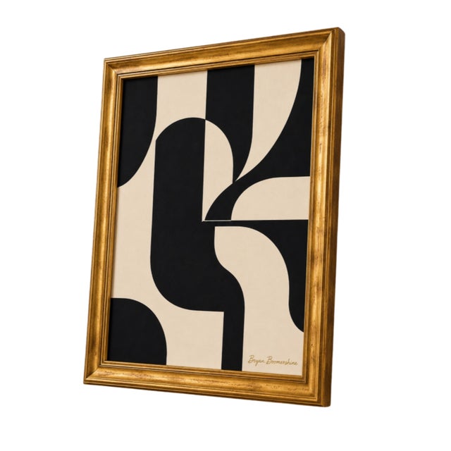 Mid-Century Modern Desert Pulse — Modern Organic Acrylic Painting by Bryan Boomershine, Framed For Sale - Image 3 of 8