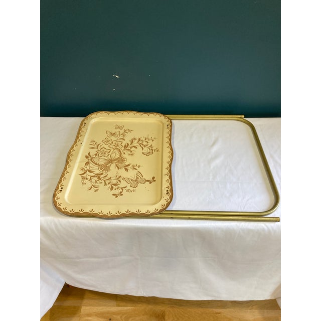 1960s MidCentury Metal Butterfly Tv Tray Chairish