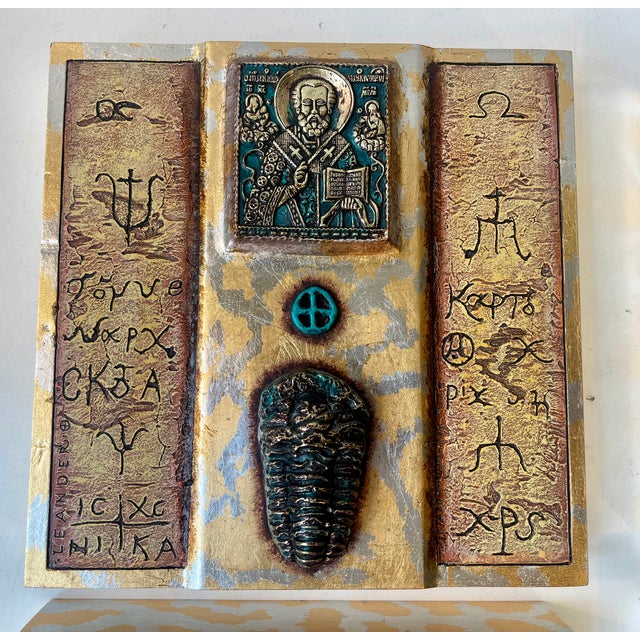 Modern Icons in Ceramic and Bronze by Mogens Leander, 2000s, Set of 4 For Sale - Image 4 of 15