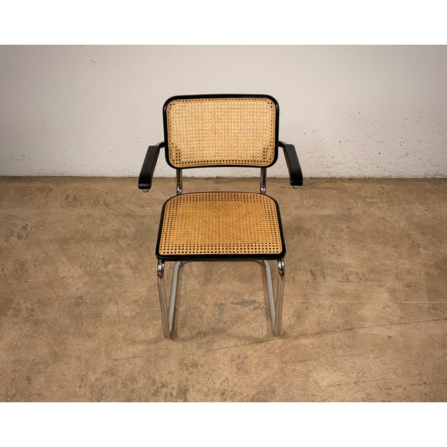 S64V Cantilever Armchair by Marcel Breuer for Thonet, Set of 3 For Sale - Image 10 of 14