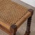 1940s French Wood and Woven Bobbin Stool For Sale - Image 9 of 13