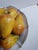 Farmhouse Vietri Italy Hand Painted Pears in a White Fluted Compote Centerpiece For Sale - Image 3 of 6
