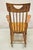 Vintage Sikes Co Maple Wood American Colonial Style Rocker Rocking Chair (B) For Sale - Image 10 of 12
