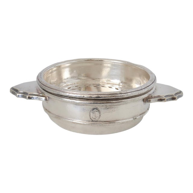 1940s Mappin & Webb for P & O Cruise Liner Chilled Butter Dish For Sale