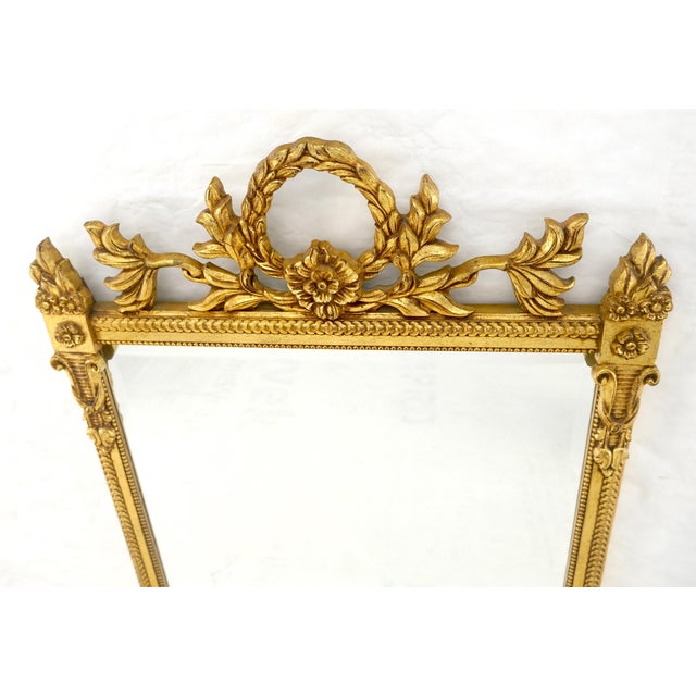 Pair of Hollywood Regency Burl Wood 33x55 Rectangle Wall Mirrors MINT