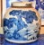 Contemporary Contemporary Chinoiserie Blue & White Botanical Ginger Jar For Sale - Image 3 of 5