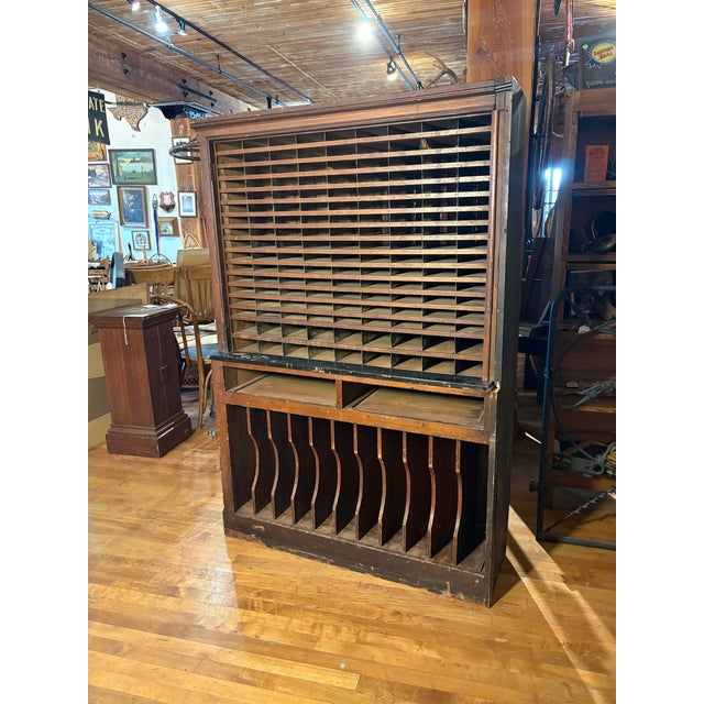 American Early 20th Century Postal/General Store Sorter Cabinet For Sale - Image 3 of 9