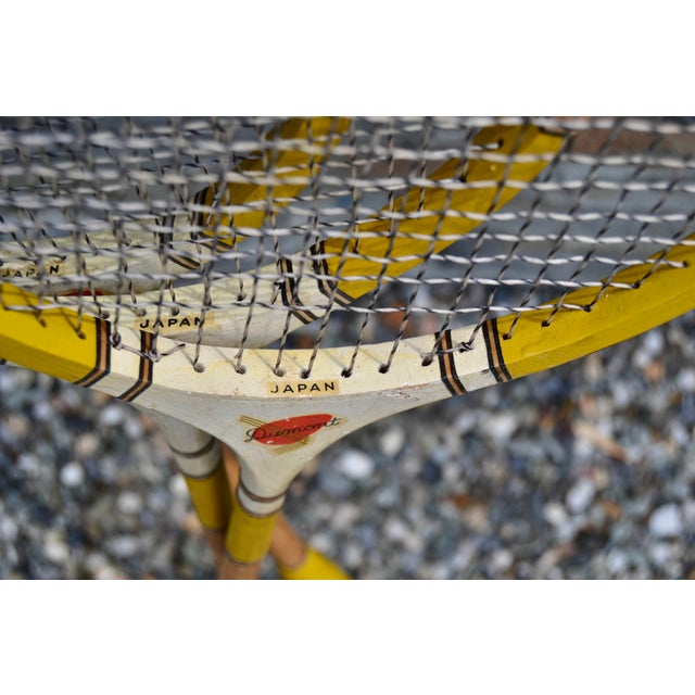 Brown Mid 20th Century Dumont Badminton Racquets - Set of 3 For Sale - Image 8 of 12