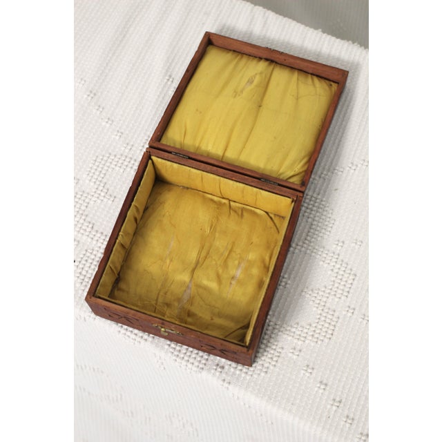 1920s Early 1900s Handcarved Folk Art Box For Sale - Image 5 of 8