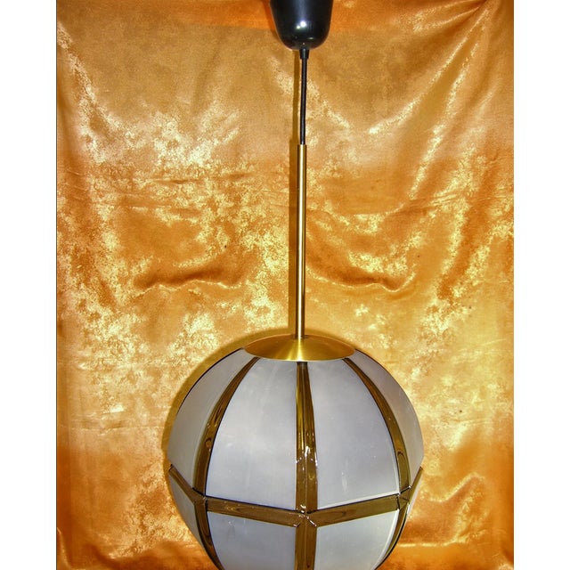 Murano Glass Pendant Light from Glashütte Limburg For Sale - Image 4 of 7