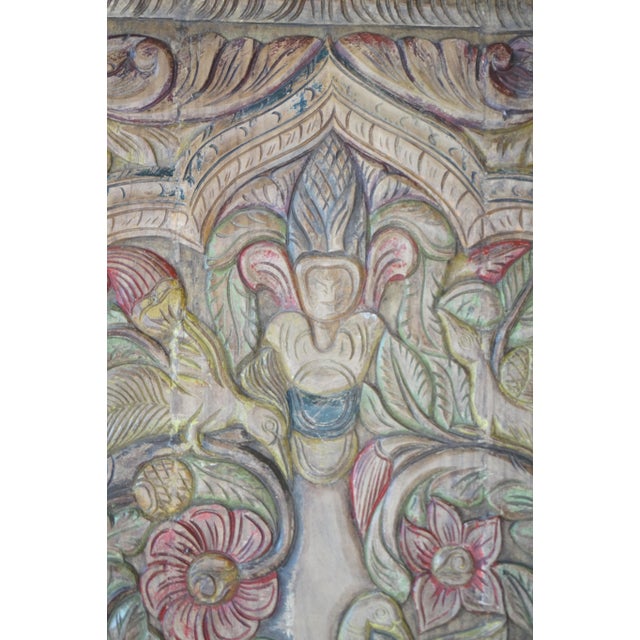 Vintage Carved Door, Tree of Life Wall Art, Home Decor 84x41 For Sale - Image 4 of 8