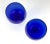 Vintage Cobalt Blue Cocktail Gasses a Pair For Sale In Portland, ME - Image 6 of 10