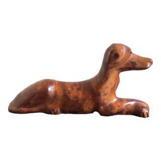 Mid-20th Century Modernist Dog Sculpture For Sale