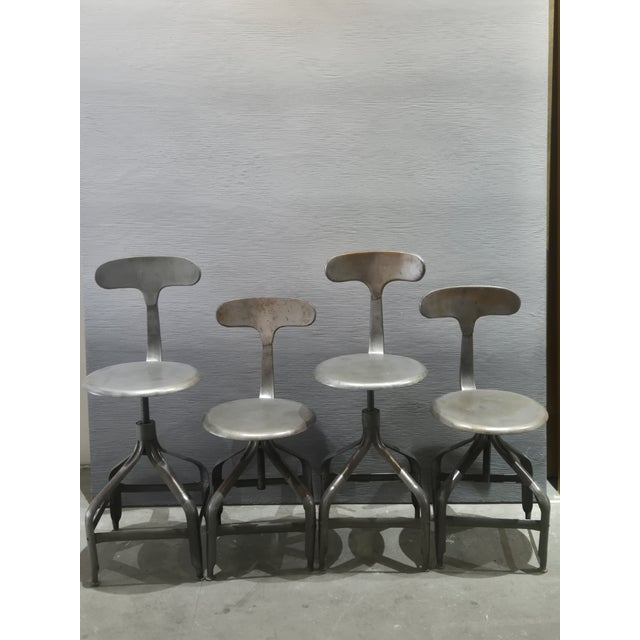 Nicolle Draftsmans Stool, 1960 For Sale - Image 9 of 10