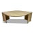Eye-Shaped Travertine Coffee Table, 1980s For Sale - Image 14 of 14