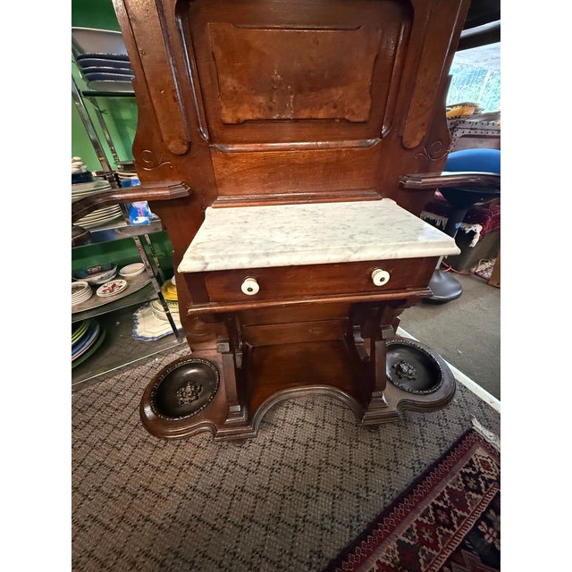 Victorian Eastlake Victorian Hall Tree Circa 1870 For Sale - Image 3 of 7