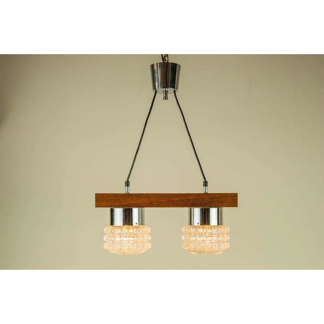 Midcentury chandelier by Richard Essig Original condition. European Plug (up to 250V).The wiring of this item may be...