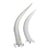 Chelsea House Horns in White - Set of 2 For Sale