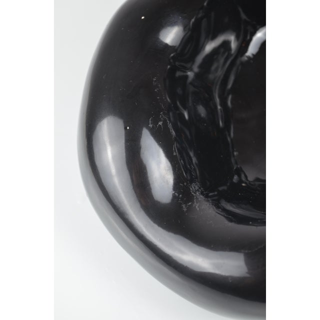 Black Ceramic Hand-Shaped Vide-Poche, France, 1960s For Sale - Image 14 of 15