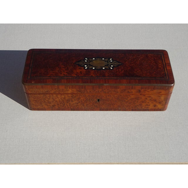 Cedar Wood Pen Case, 1800s For Sale - Image 13 of 18