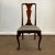 1980s 1980s Vintage Hollywood Regency Mahogany Queen Anne Side Chair For Sale - Image 5 of 11