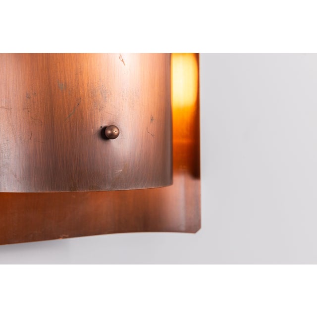 Danish Copper Wall Lamp, 1960s For Sale - Image 10 of 13