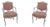 Pair Petite French Louis XV White Chic Upholstered Armchairs For Sale