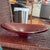 Mid-Century Modern Mid 20th Century Red Murano Oblong Bowl With Orange Rim on the Edge For Sale - Image 3 of 3