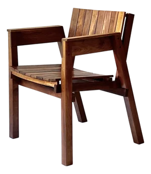 Tom Shiner Walnut Slat Chair