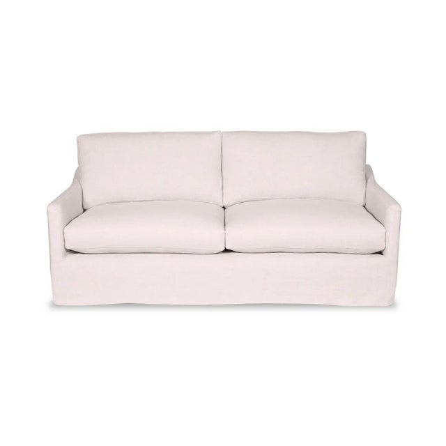 Not Yet Made - Made To Order Moss Home Megan Sofa 84"W, Luca Parchment For Sale - Image 5 of 7