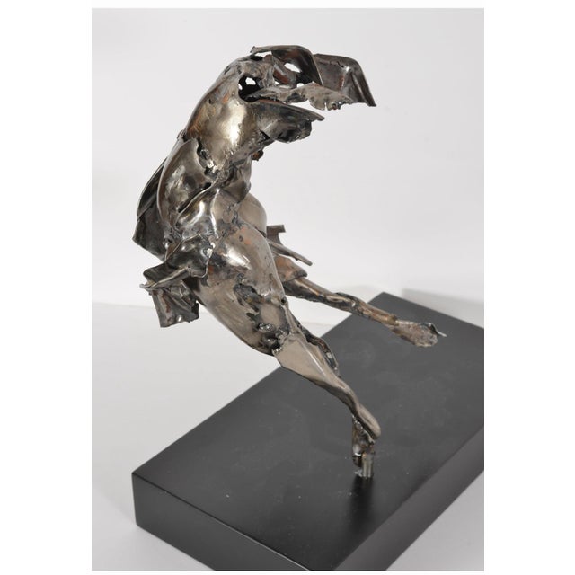 Mid 20th Century Judith Brown, Abstract Expressionist Figurative Dancer Welded Metal Sculpture Judith Brown, c.1960's For Sale - Image 5 of 14