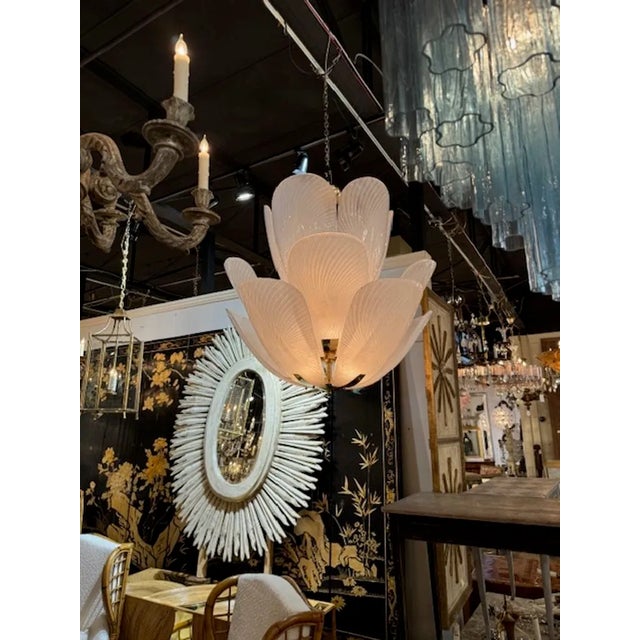 2000 - 2009 Murano Tulip Chandelier For Sale - Image 5 of 5