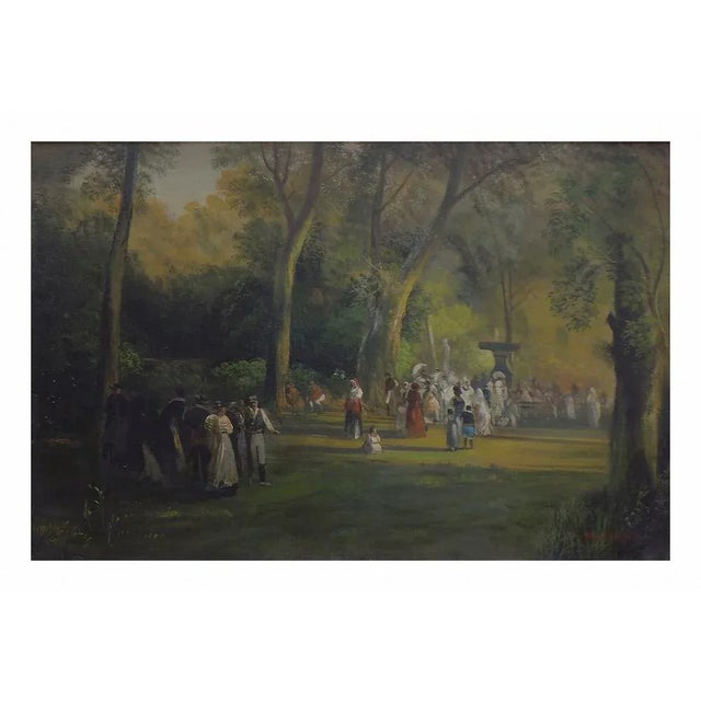 Landscape - Mario Locatelli Italia 2004 - Oil on canvas cm.60x90 Gold leaf gilded wooden frame available on request Mario...