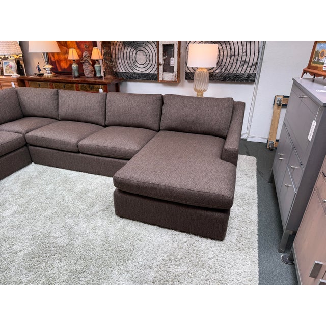 Arhaus Ashby Collection Sectional With Chaise Lounge, Wiley Earth For Sale - Image 12 of 12