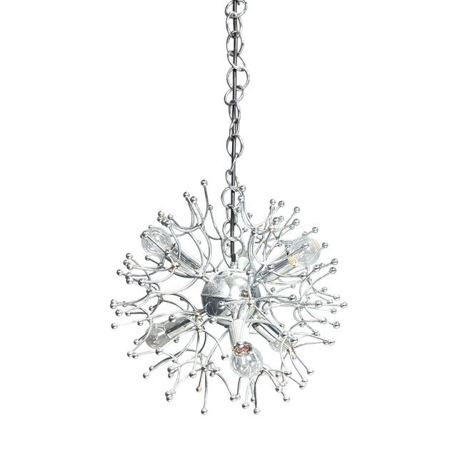 Sputnik Chandelier attributed to Sciolari, 1960s For Sale