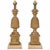 Mid-Century Regency Style Carved & Cerused Pineapple Table Lamps Att. To Chapman, Pair For Sale - Image 9 of 9