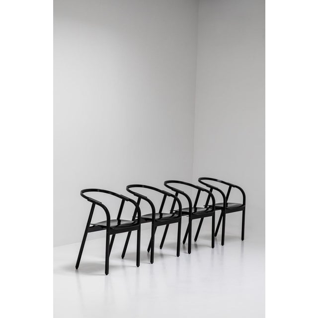 Otto Chairs from Werther Toffoloni, Set of 4 For Sale - Image 13 of 14